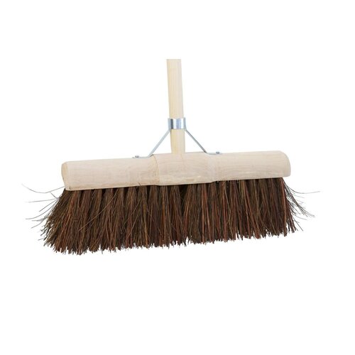 Betra Straatbezem met Steel 150 cm – Buitenbezem Harde Natuurvezel – 45 cm