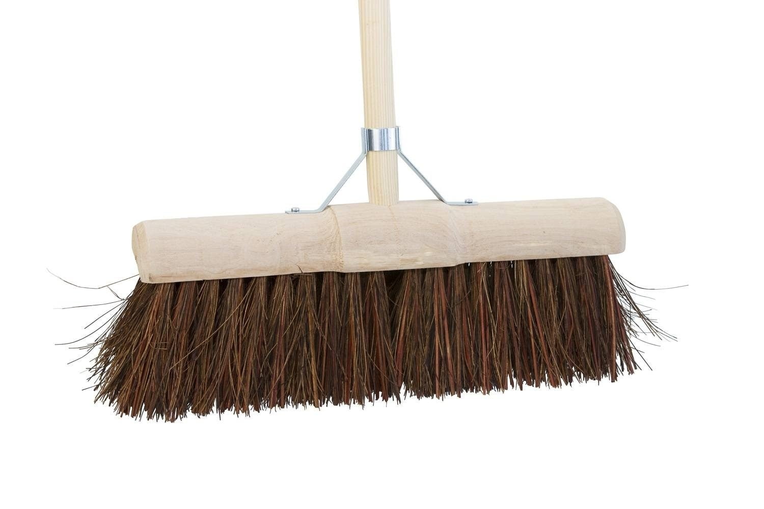 Betra Straatbezem met Steel 150 cm – Buitenbezem Harde Natuurvezel – 45 cm