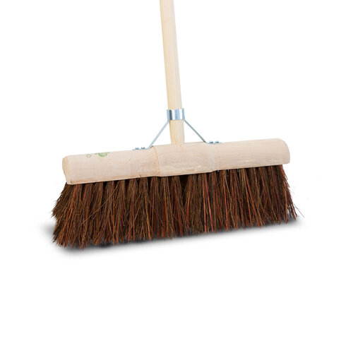 Betra Straatbezem met Steel 150 cm – Buitenbezem Harde Natuurvezel – 45 cm