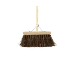 Betra Straatbezem met Steel 140 cm – Buitenbezem Harde Natuurvezel – 30 cm