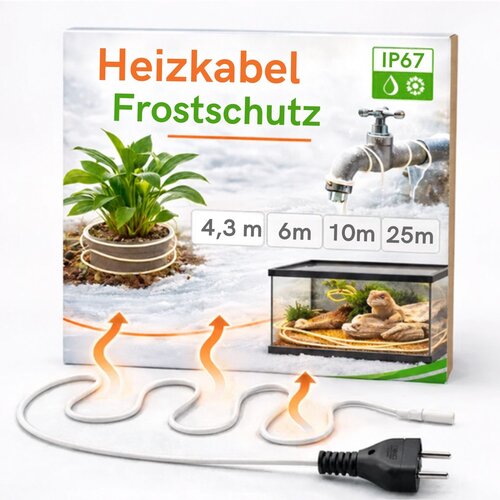 Biogreen Warmtekabel voor planten - Bodemverwarmingskabel - Verschillende lengtes