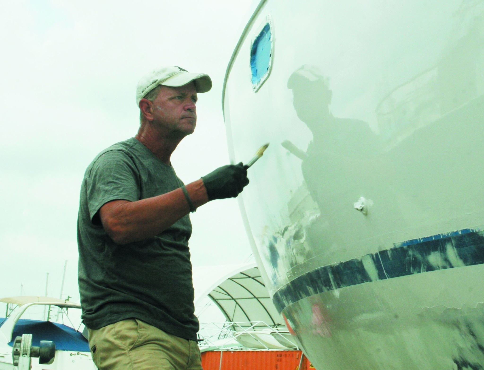 Boat paint and antifouling