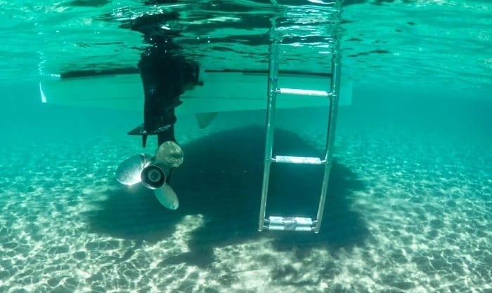 Swim stairs - boat steps and ladders