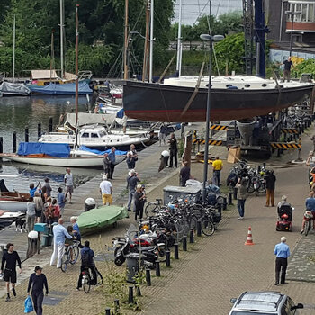 De Levant boat shed foundation