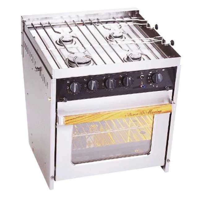 Ovens with 3 or 4 burner hob