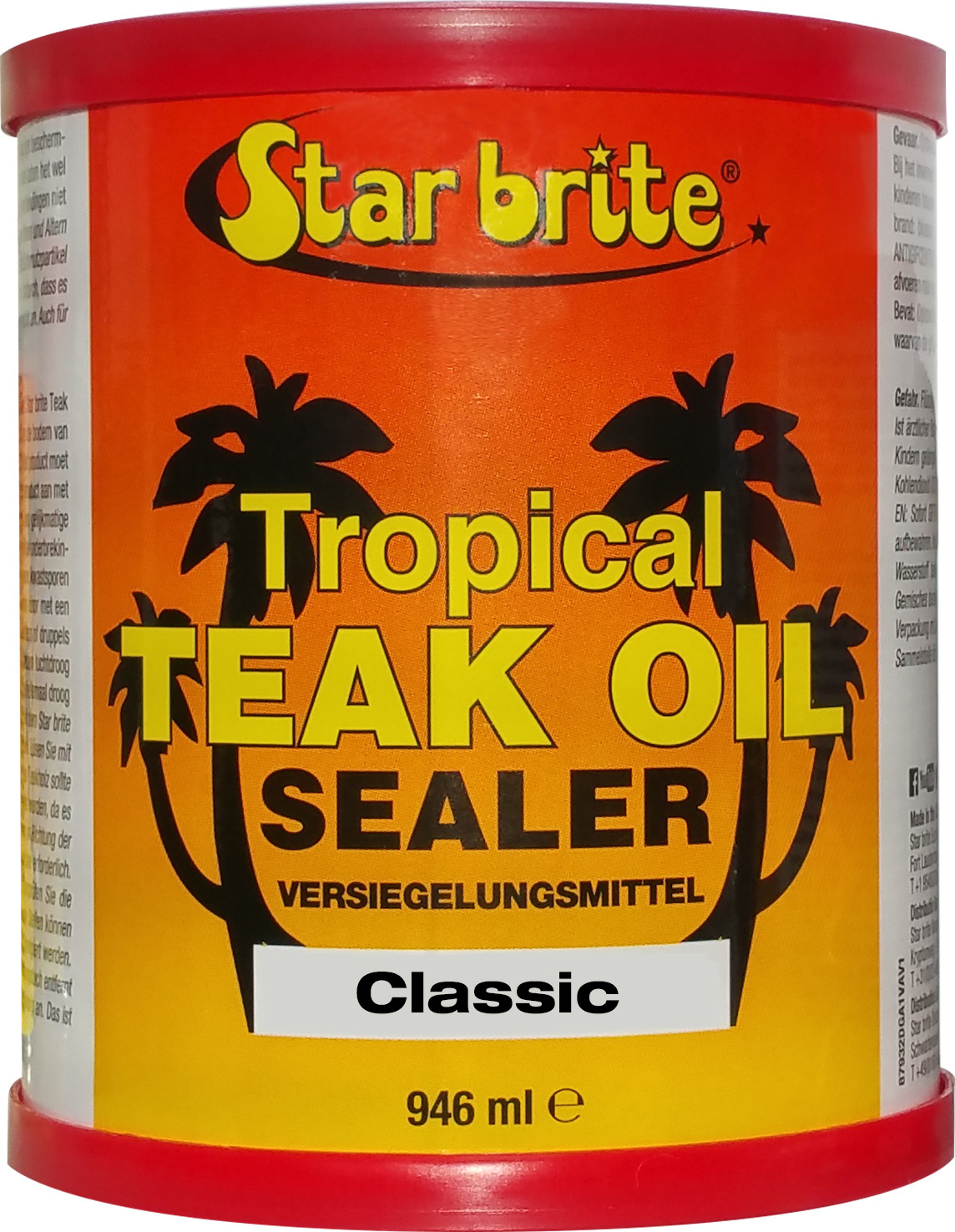 Starbrite teak sealer classic teak XXL Water