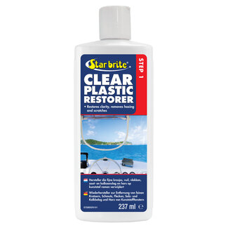 Starbrite Clear plastic cleaner - step 1