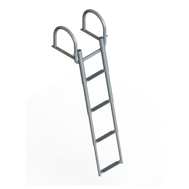 HOLLEX Swimming ladder telescopic ladder stainless steel 316 3+1 steps