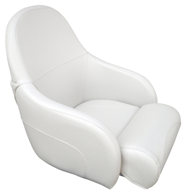 Allpa Steering chair model Naxus "Flip Up", white (slide plate required)