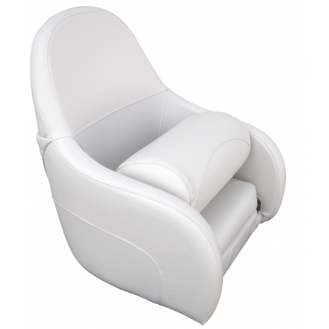 Allpa Steering chair model Naxus "Flip Up", white (slide plate required)