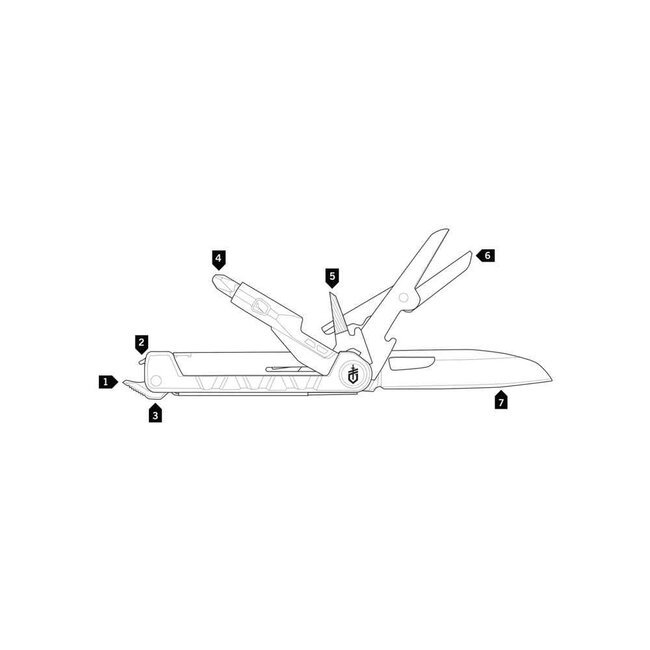 Gerber ARMBAR DRIVE, URBANBLUE, GB