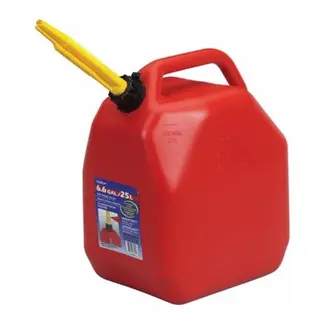 Scepter Fuel can with 25-litre capacity and funnel