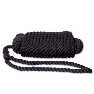 HOLLEX Mooring line beaten black - all sizes & thicknesses