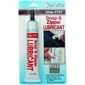 Starbrite lubricant for zips and snap fasteners