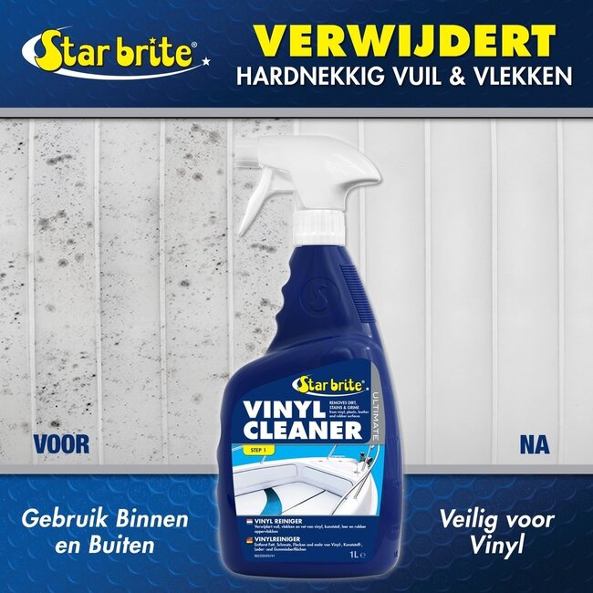 Starbrite Ultimate Vinyl Clean - Cleaner for upholstery in Boats, Cars and Motorhomes - 1 L