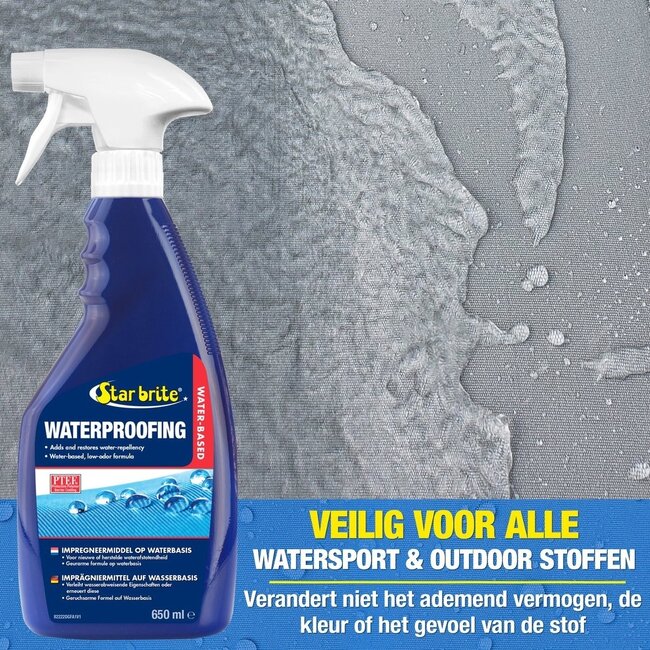 Starbrite Water-based Impregnation spray, Impregnating agent + Stain repellent + UV protection - 650 ml