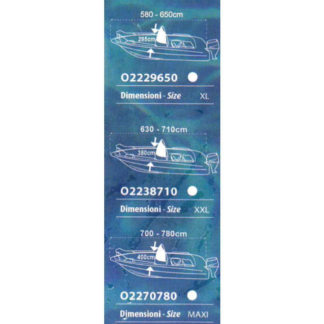 Allpa Silver-grey boat covers and tarpaulins