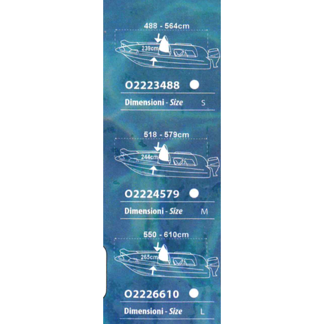 Allpa Silver-grey boat covers and tarpaulins