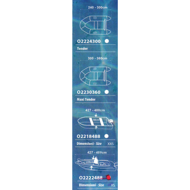 Allpa Silver-grey boat covers and tarpaulins