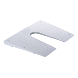 Allpa Mirror plate tapered, 450x360mm, White