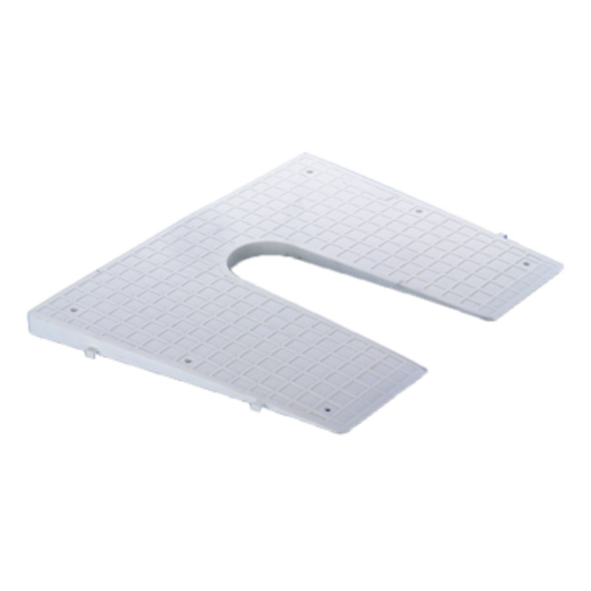 Allpa Mirror plate tapered, 450x360mm, White