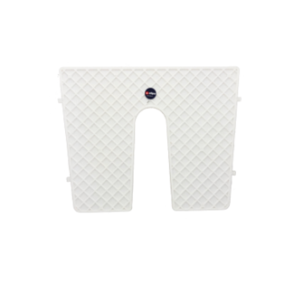 Allpa Bracket plate white with gap; 450x360mm