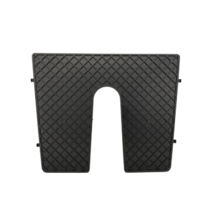 Allpa Bracket plate black with gap; 450x360mm