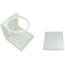 Allpa Plastic beverage holder, folding, A=104mm, B=98mm, C=94mm,white