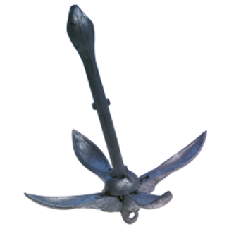 Countersunk / galvanised Steel umbrella anchor 8 kg