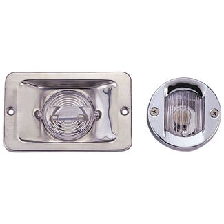 Allpa LED fence light, rectangular