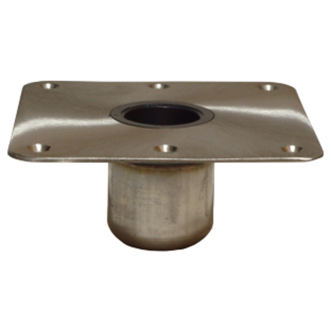 Allpa Spring-Lock series, stainless steel base 7 "x7" (178x178mm), satin finished