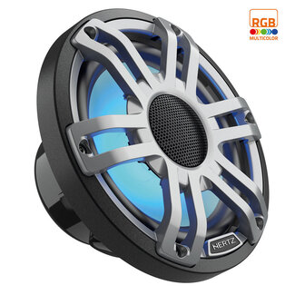 Hertz Hertz HMX 6.5 S-LD-G - 6.5" Marine Sport high performance coax speakers grey RGB LED, set of 2