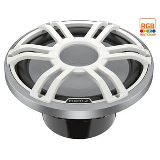 Hertz HMS 12 S2-LD-SW - 12" Marine Sport subwoofer 2 Ohm white RGB LED