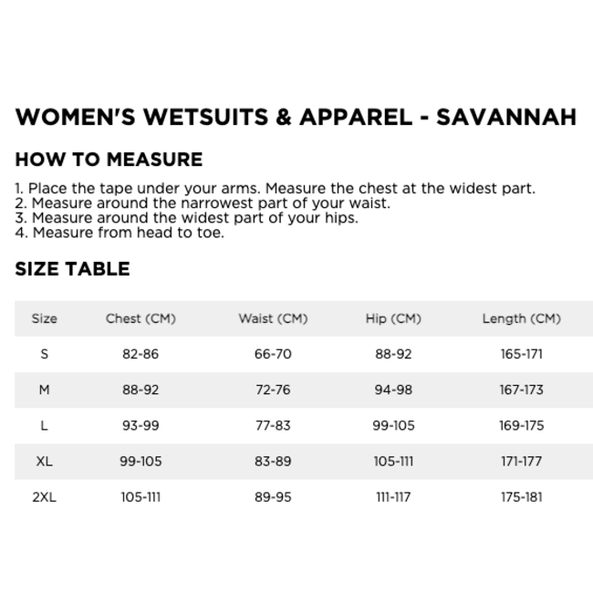 JOBE Savannah 2mm Wetsuit Ladies Black