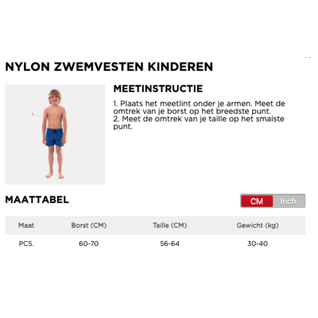 JOBE Nylon Life Vest Kids Red