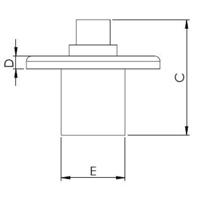 HOLLEX Sealing cap stainless steel 50mm