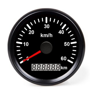 HOLLEX GPS Speedometer Black 0-60km/h 9-32V