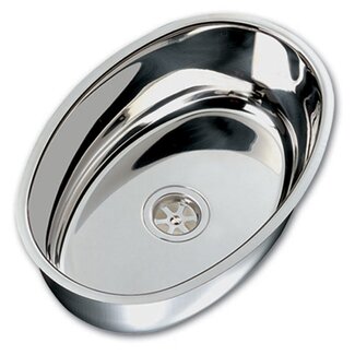 HOLLEX Sink polished oval int. ø 360mm.