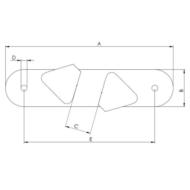 HOLLEX Bow light 152mm per pair