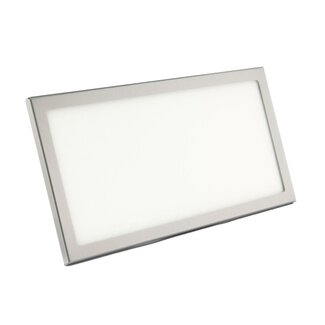 HOLLEX LED Panel 12V silver alum. 200x100mm ww
