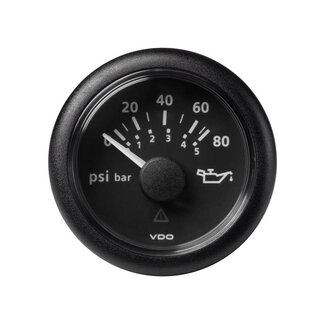 Veratron VDO VLB Oil Pressure 0-80psi/0-5bar RB 52mm