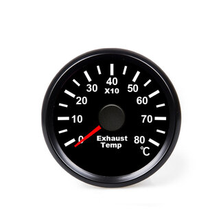 HOLLEX Exhaust temp. meter Black 9-32V