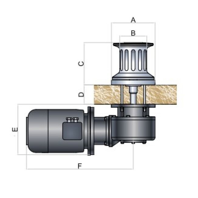 Italwinch Aran Capestander 24V 2300W max. 1800kg