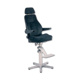 HOLLEX Chair shell 9009 black with seat support ø76mm