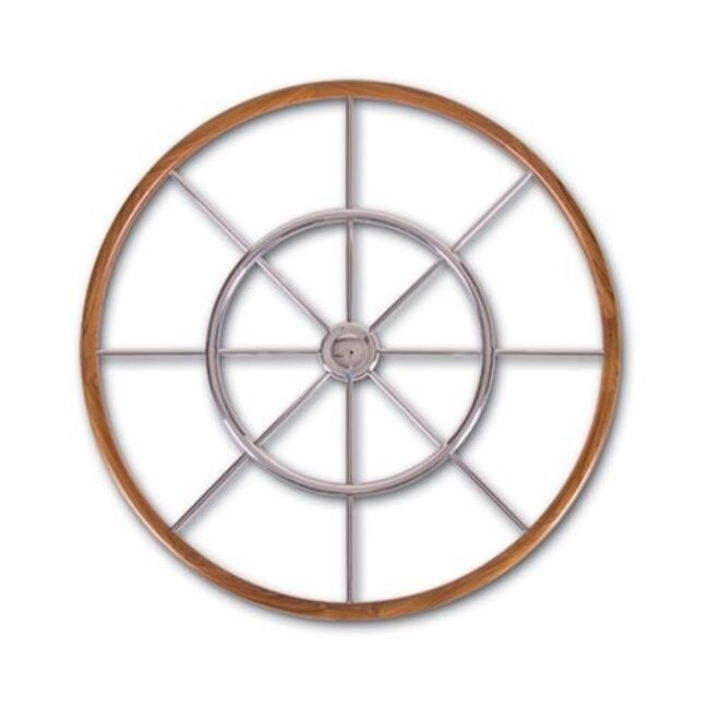 Stazo Stazo Hoop steering wheel 15 rvs/teak 90 cm