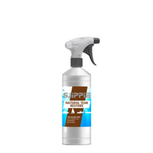Sjippie Natural teak restorer / spray bottle 1ltr