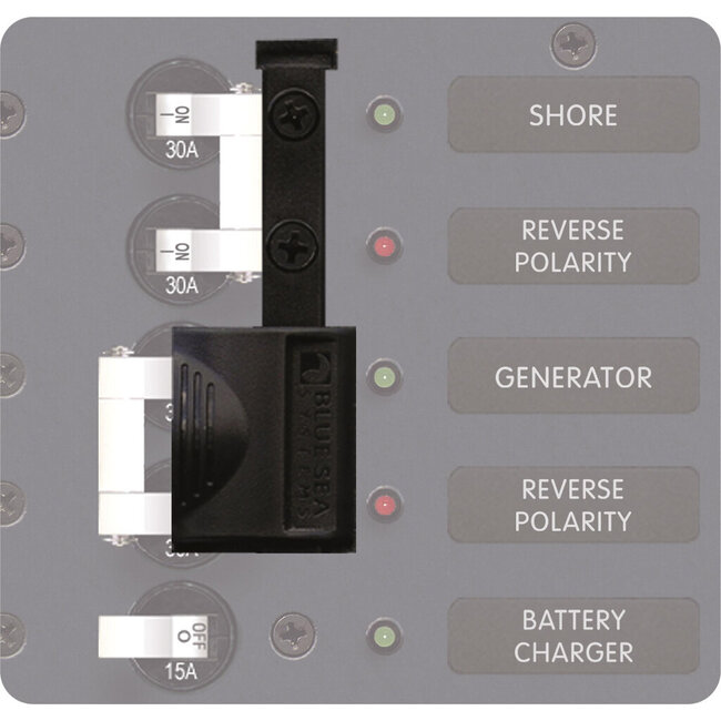 Blue Sea Systems BSS Lockout Slide 2Pos Double-pole Ac (B)