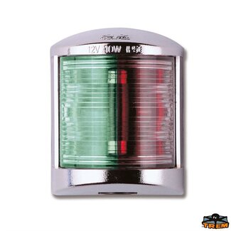 HOLLEX Navigation lights 12 V chrome/red-green