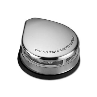 White Label Navigation lights LED - 2 colours stainless steel