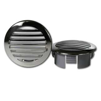 HOLLEX Ventilation grille stainless steel 316 4"